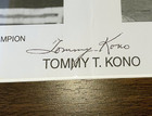 TOMMY KONO AUTOGRAPHED PHOTO Olympic WEIGHTLIFTING Champion and Champion Body Bu — photo 2