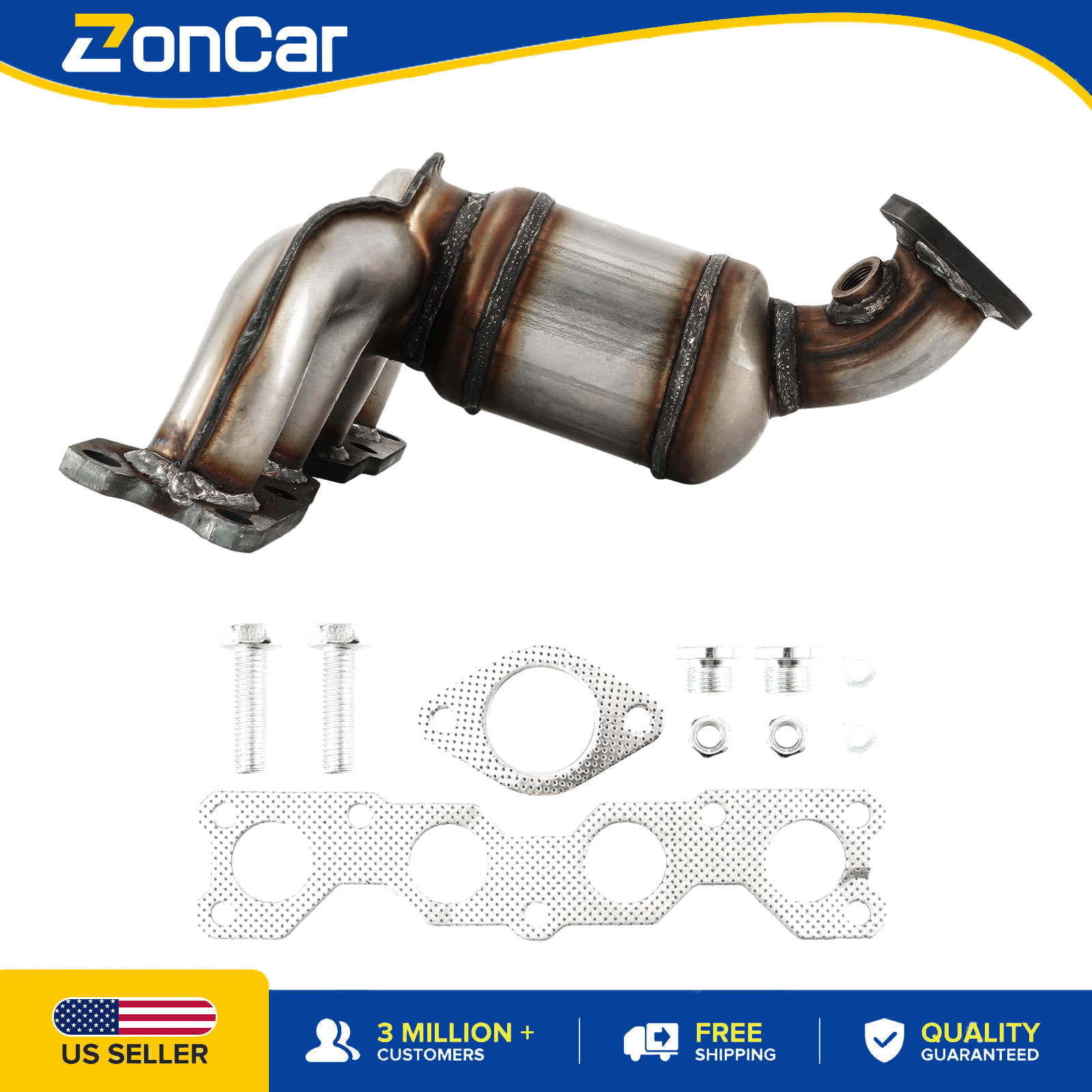 Maniflod Front Catalytic Converter Fits 2010 2011 2012 Hyundai Santa Fe 2.4L EPA