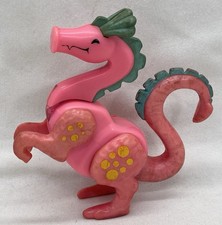 1970’s Fisher Price Little People Pink Castle Pink  Dragon #993 Complete