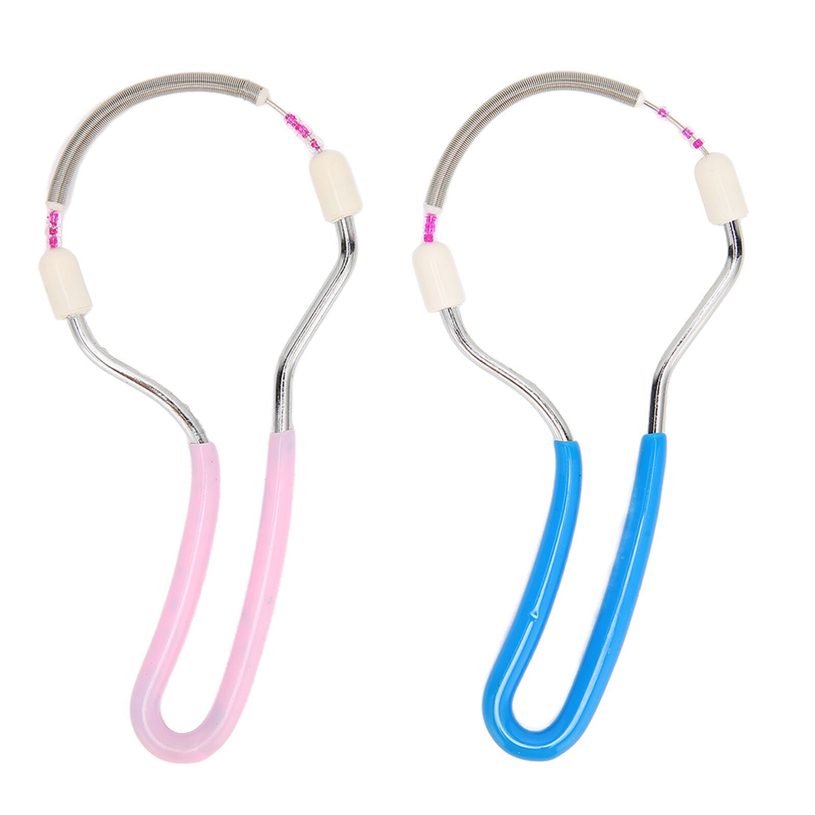 2pcs Spring Facial Hair Remover Women Portable Threading Face Epilator