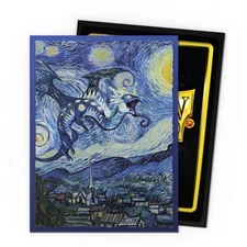 Dragon Shield 100 Standard Card Sleeves Dual Matte Art Starry Night AT-12116 MTG