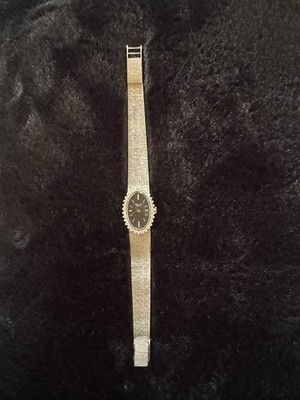 Chopard Damenuhr 750er Weißgold 18 Karat mit 30 Brillanten L.U.C. Stempel