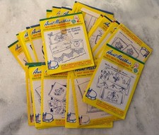 Vintage Aunt Martha  s Hot Iron Transfers   Lot of 28   Embroidery Patterns
