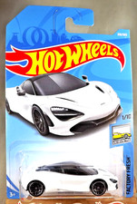 2018 Hot Wheels #318 Factory Fresh 1/10 McLAREN 720S White w/Black J5 Spokes