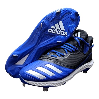 Adidas Icon V Bounce G28253 Mens Black Athletic Baseball Cleats Shoes Size 14 