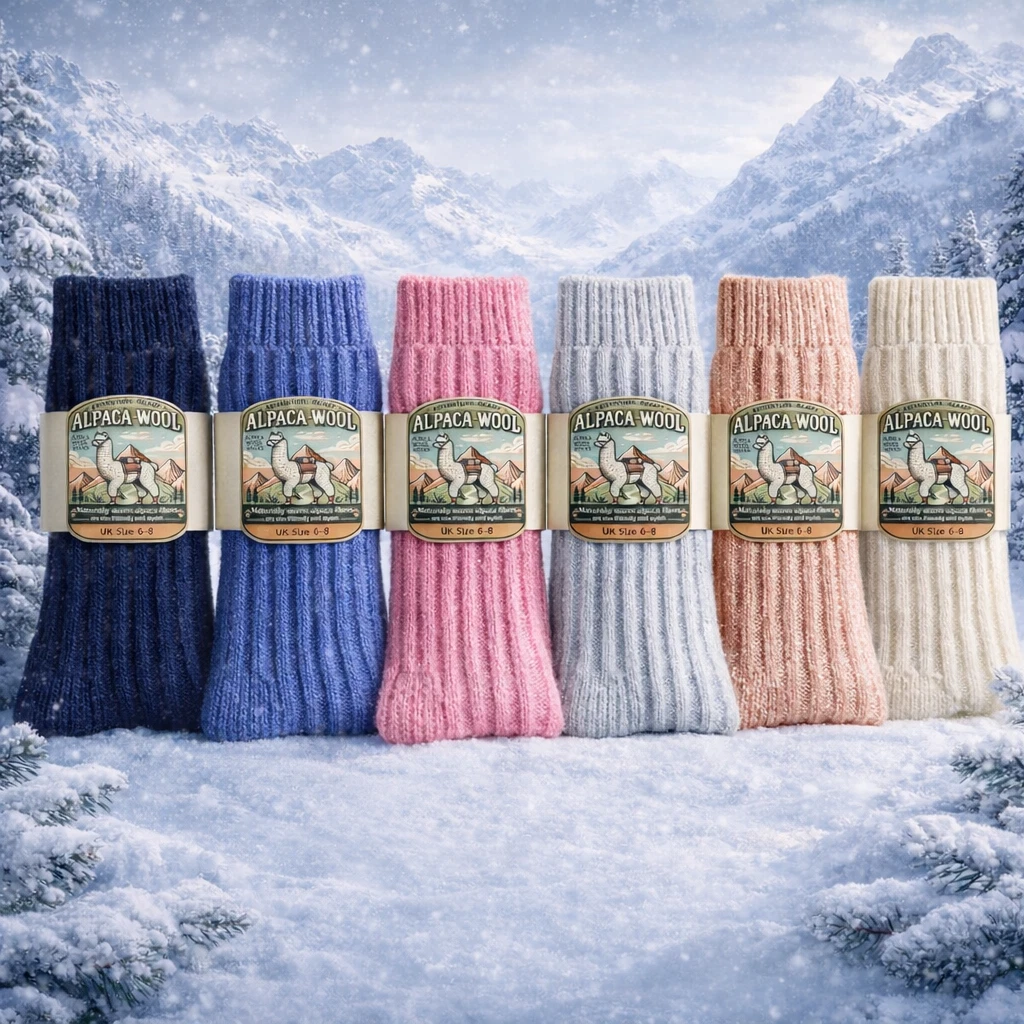 Alpaca Merino Wool Socks – Warm Thermal Winter Socks, Soft, Breathable, Moisture
Opens in a new wind