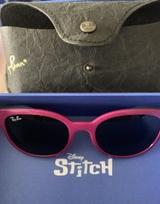 Ray Ban Disney Stitch Special Edition Size 47-16 Kids Clip On Sunglasses New