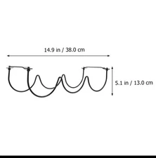 1Pc Iron Wine Display Shelf Under Cabinet Wine Rack Bottle Holder