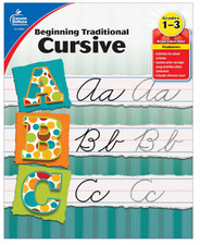 Beginning Traditional Cursive Handwriting Workbook for Kids Handwriting Pract..