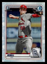 2020 Bowman Draft Chrome Refractor RC #BD-100 Ian Bedell Card TCCCX
