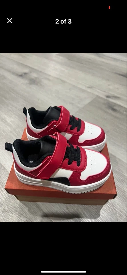 Nuevo Bebé Niño Niñas Niños Tenis Atléticos Informales Zapatos Sin Cordones Atléticos Foto 2 de 3