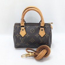 LOUIS VUITTON Monogram Mini Speedy 2way Hand Bag M41534 TH0923 Authentic LV