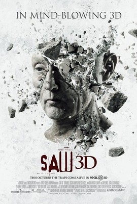 SAW 3D original 27x40 D/S rolled movie poster (2010)