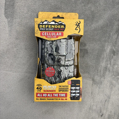 Browning Trail Camera Defender Pro Scout Max HD Cellular ATT Verizon 40mp