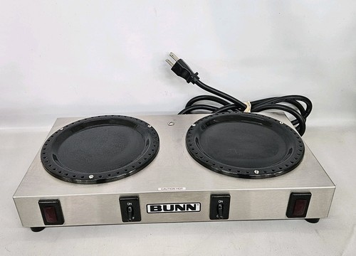 Bunn WX2 Dual Burner Pot Warmer 260 Watt SN WX00063450 PN06310.0004