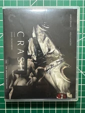 Crash (Criterion Collection) (Blu-Ray, 1996) w/ Mini-Poster OOP David Cronenberg
