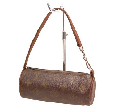Authentic LOUIS VUITTON Monogram Papillon Pouch 0729a