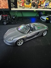 1/18 scale grey Porsche Carrera GT diecast model