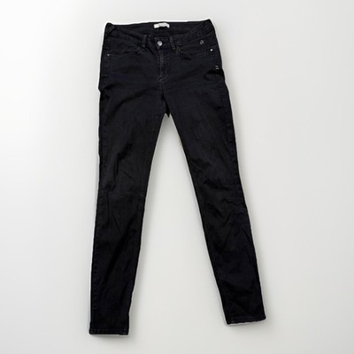 Comma Jeans June Womens Size EU 38 Pants Denim Jeans Trousers Cotton Black