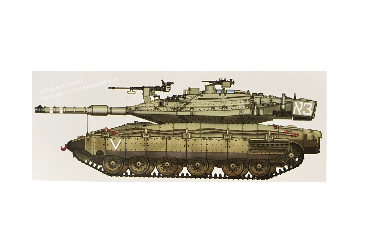 Hobby Boss 1/72 Scale IDF Merkava Mk IV Amour Tank Plastic Model
