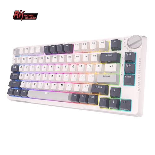 ROYAL KLUDGE H81 RGB Mechanical Gaming Keyboard Gasket Mount Hot Swappable 1Pcs - Picture 34 of 49
