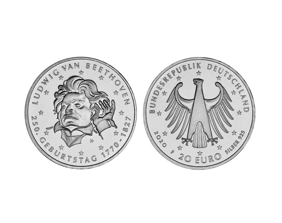 BRD 20 EURO 2025 CHEMNITZ, ELLI HEUSS-KNAPP UND FRÜHERE UNC + PP ZUR AUSWAHL