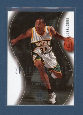 Ray Allen 03-04 SP Authentic Spectaculars Card #102 HOF Subset #'d /3999