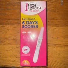 Early Result Pregnancy Test, 3 Count Packaging  Test Design May Vary Exp 01/25