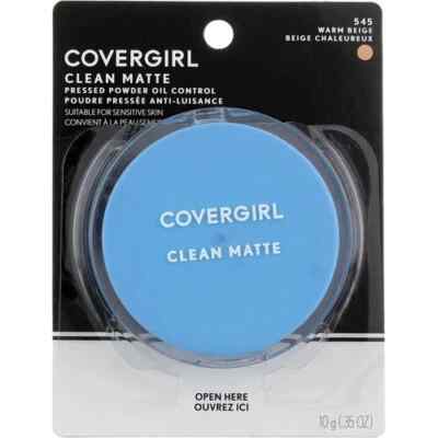 CoverGirl Clean Matte Pressed Powder Warm Beige 545 SEALED