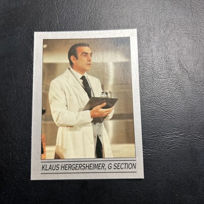 Cns James Bond 007 1993 Eclipse #68 Sean Connery G Section