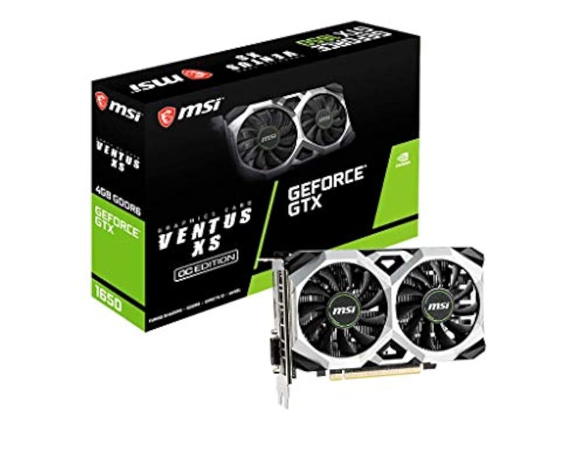 MSI GeForce GTX 1650 4GT LP 2個セット Used - Very Good: MSI GeForce GTX 1650 Graphics Card GTX 1650 4GT