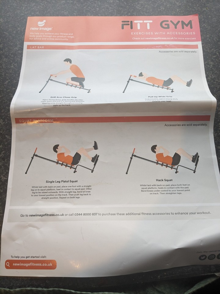 FITT Gym by New Image Bodyweight Ab Trainer Pilates Reformer Home Gym