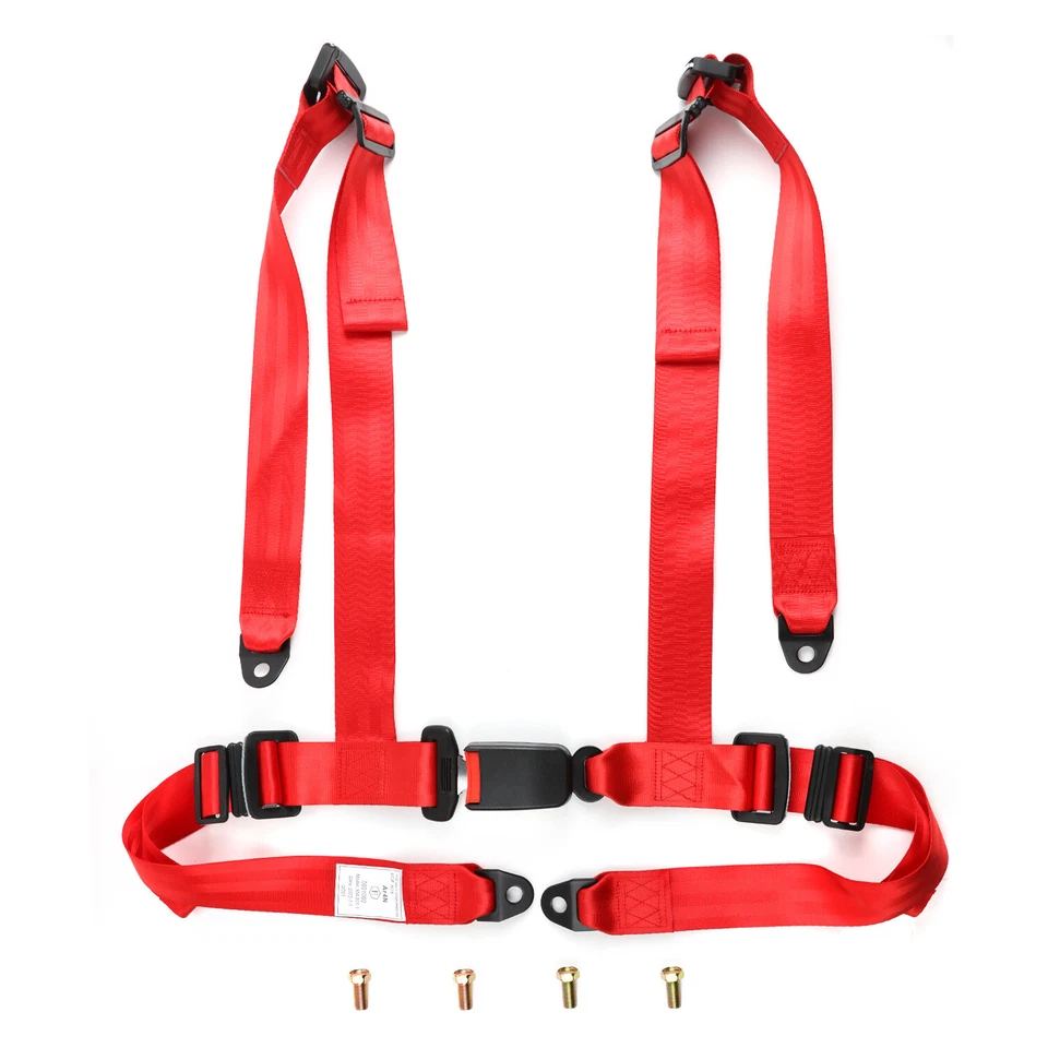 Cinturón de seguridad de carreras de 4 puntos de protección estable con pernos para Mazda 3 2004-2009 1 pieza Foto 3 de 4