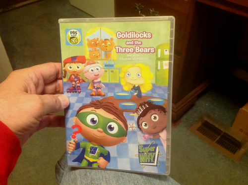 Super Why Goldilocks And The Three Bears Dvd