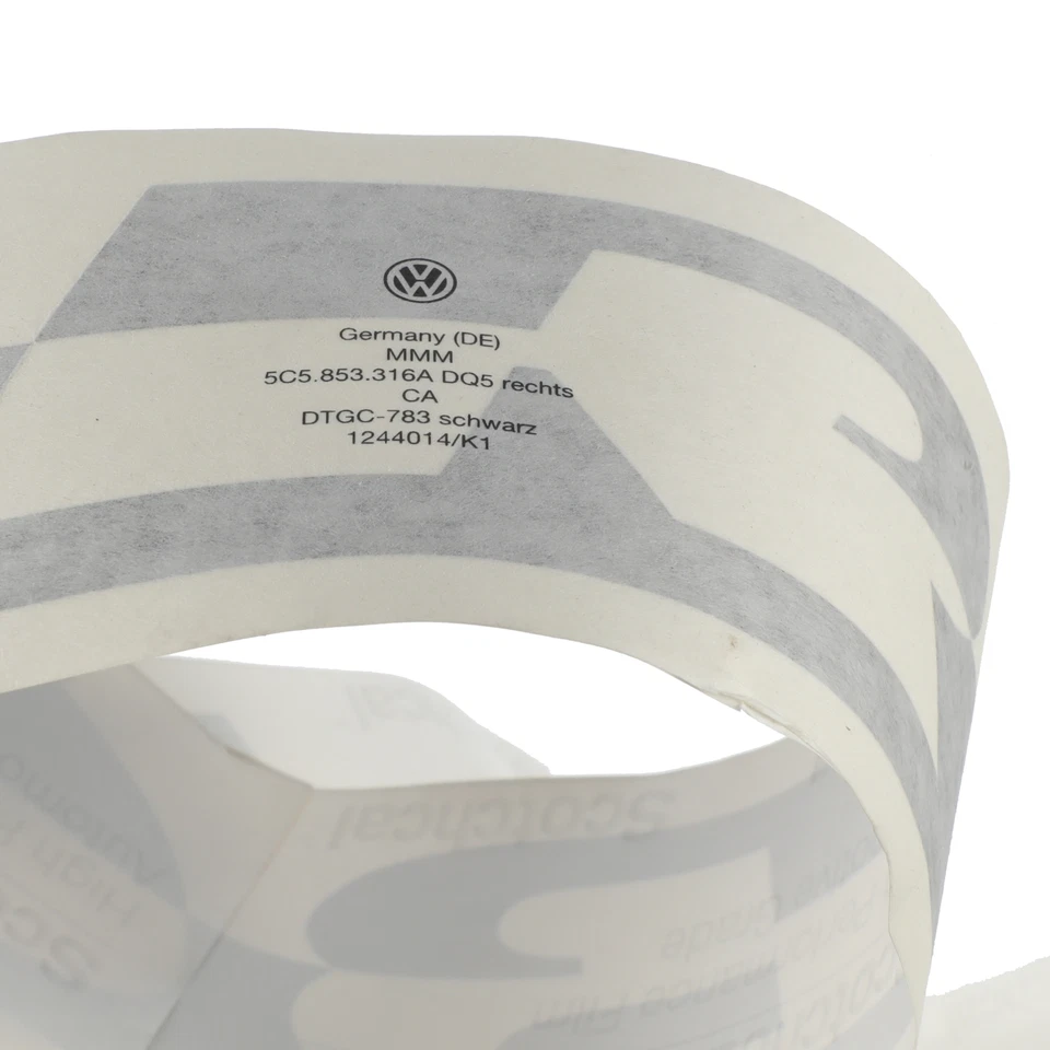 NEW OEM Volkswagen 2012-2019 Beetle Decal Side Stripe Right 5C5-853-316-A-DQ5 - Image 2 of 3