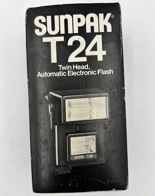 Sunpak T24 - Blitzgerät / Vintage - Rarität | Twin Head 