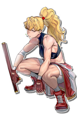 0002 Maki Sticker, Waterproof, Laminated, Pinup