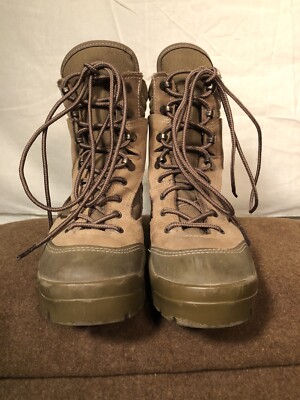 Used Bates Combat Boots Military Boots Size 6 R Vibram Sole Desert