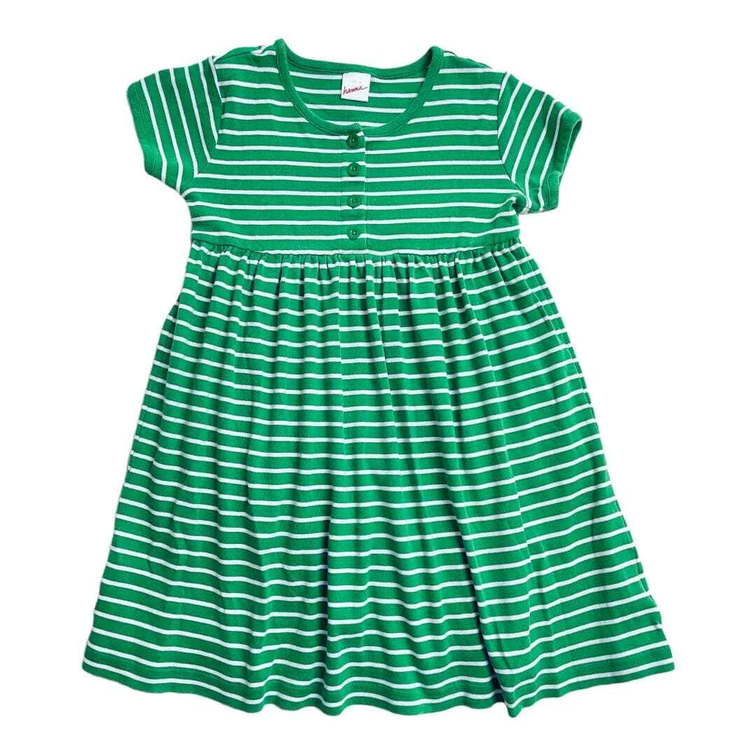 Hannah Anderson Green White Striped Girl’s Dress Size 130 cm | Girl’s Size 8