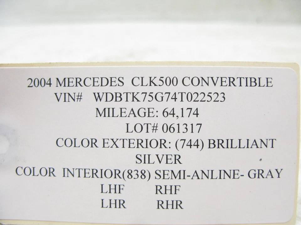 03-06 MERCEDES BENZ CLK320 CLK500 W209 TANQUE DE COMBUSTIBLE TUBO DE CUELLO DE LLENADO TUBO 61317 Foto 4 de 4