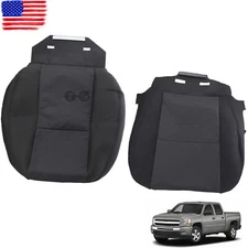 For 2007-2014 Chevrolet Tahoe 1500 2500HD 3500HD Bottom Top Cloth Seat Cover