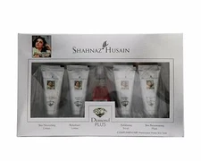 Shahnaz Husain Diamond Skin Revival Facial Kit 40g (10g x 4) + 15 ml Skin Tonic