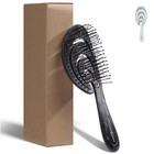 Haarbürste ohne Ziepen - Bürste für glatte Haare und Locken - Entwirrbürste f...