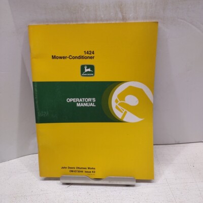 Original John Deere Operators Manual OME73044  Model 1424 Mower Conditioner NOS