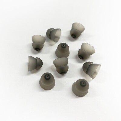 10pcs Hearing Aid Domes - Tulip Shaped Ear Tips For Behind-the-Ear Hearing Aids