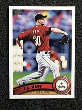 J.A. HAPP #499 2011 Topps Baseball QTY Houston Astros