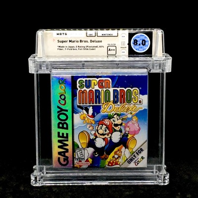 GBC Super Mario Bros. Deluxe / neu / new / sealed   / WATA 8.0 / Nintendo