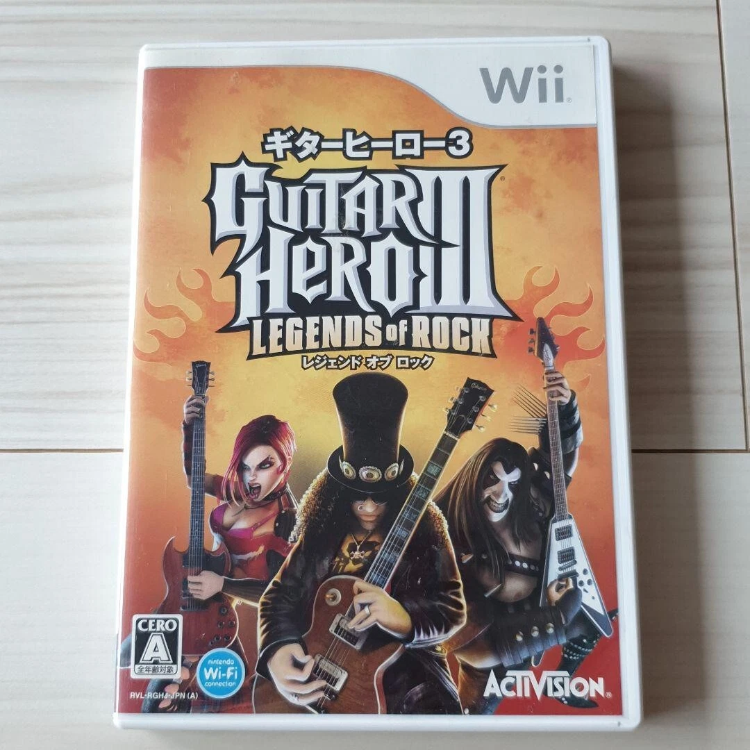 USED Wii Guitar Hero III: Legends of Rock Japanese Version | eBay