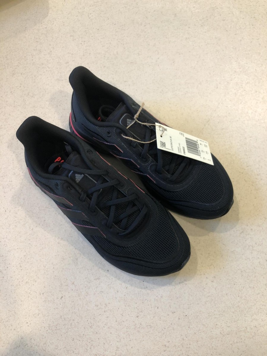 adidas Women's Supernova FW8822 Black w/Pink Size