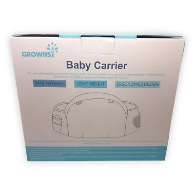 Babytrage 6 In 1 Trage 3 bis 22 kg Hüftsitz Gurt Neugeborene Babys Kleinkinder - Bild 1 von 3
